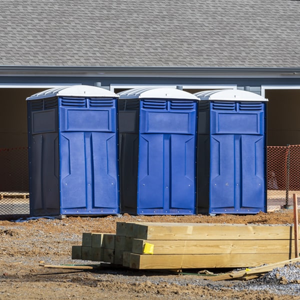 are there any restrictions on where i can place the porta potties during my rental period in Dubberly